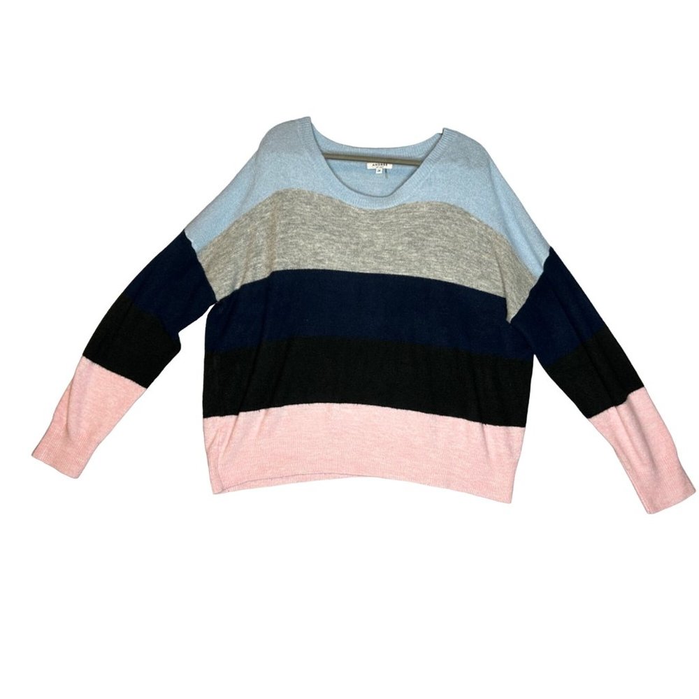 Andree By Unit Plus Size 2x Color Block Long Slee… - image 2